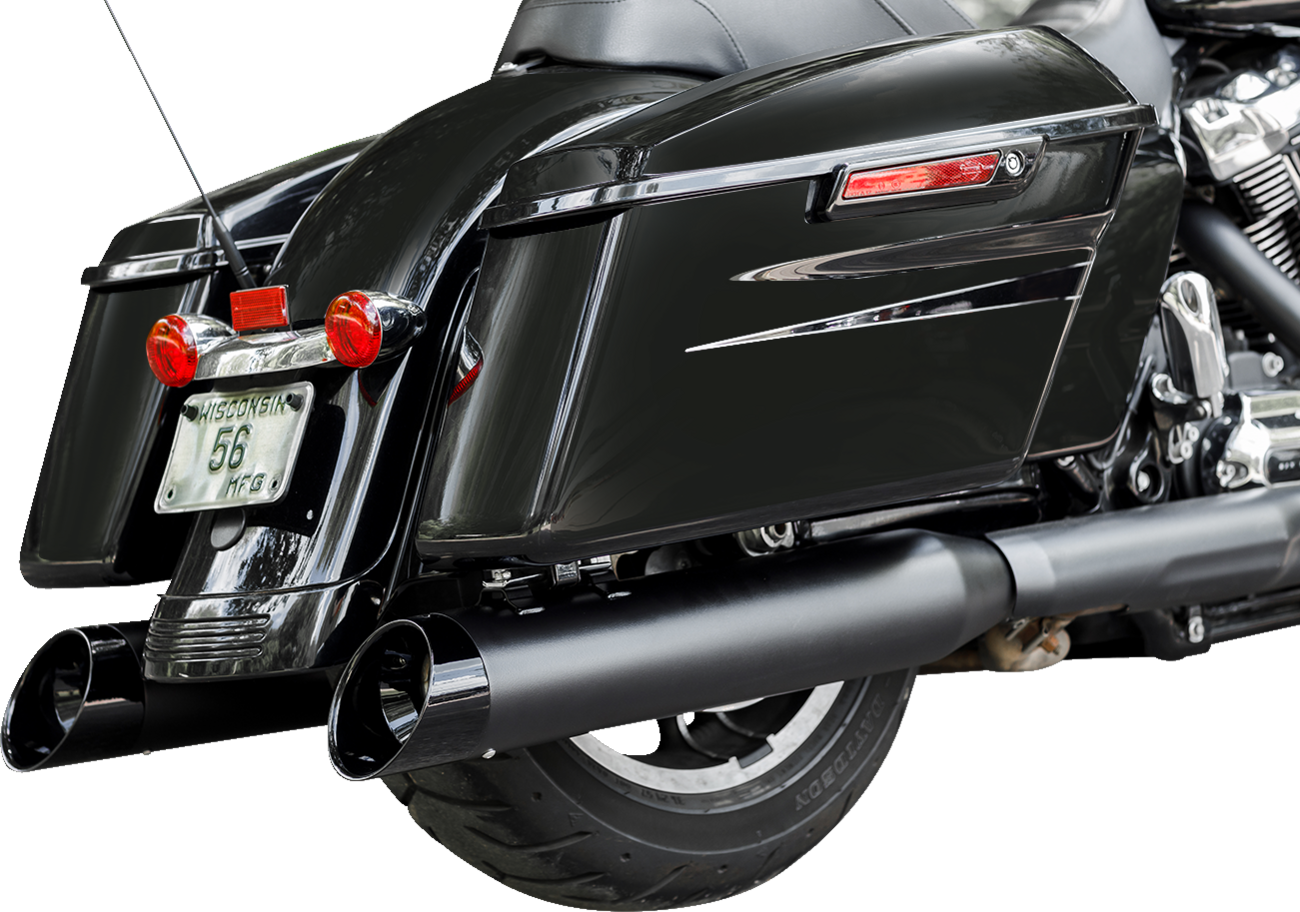 S&S Cycle 4-1/2" Black MK45 Cutlass Performance Mufflers