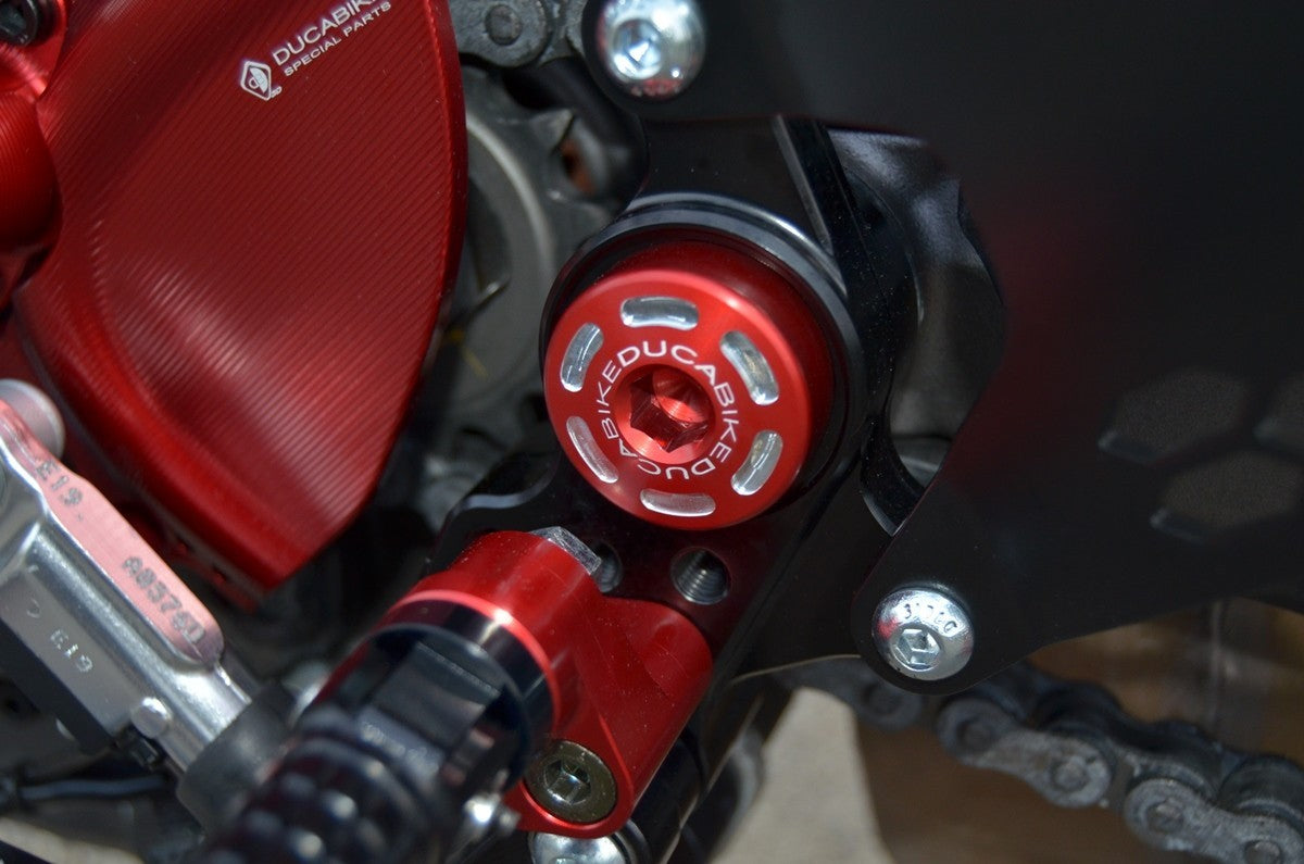Ducabike DBK TTF04 KIT CENTRAL FRAME CAPS (Swing Arm) - RED
