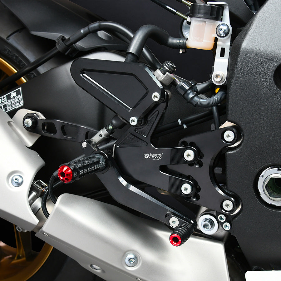 Bonamici Racing Adjustable Rearsets - Yamaha YZF R1-R1m