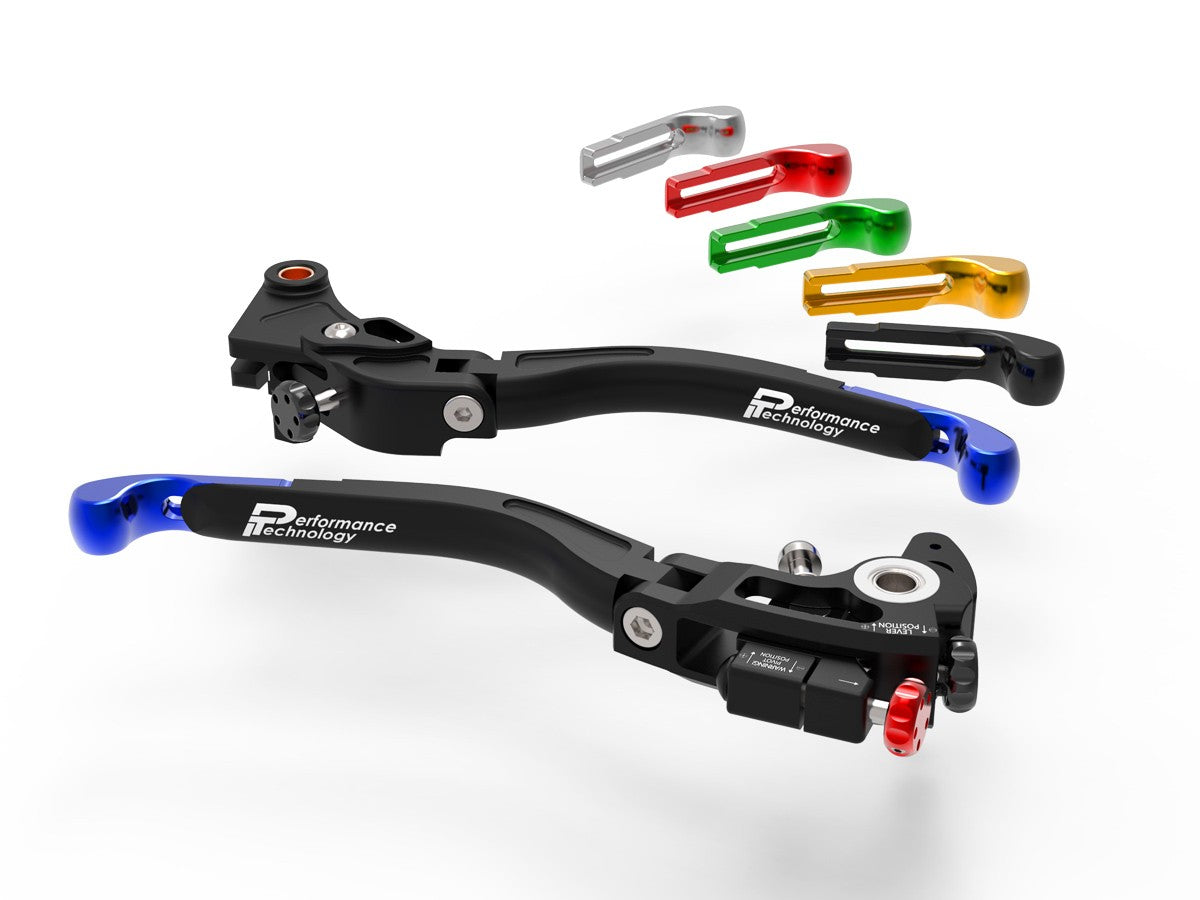 Ducabike DBK L19 Ultimate BMW Brake + Clutch Levers Double Adjustment - BLACK-RED