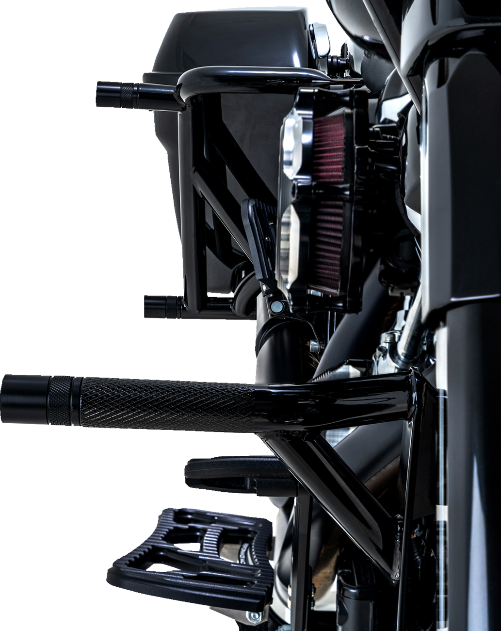 Burly Brand Front Brawler Kit - Black - HD Touring