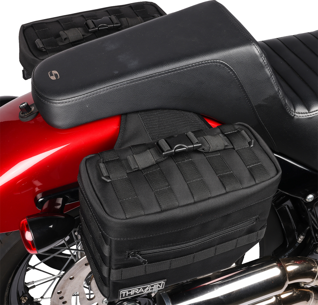 Thrashin Supply CO. Essential Saddlebags - Black
