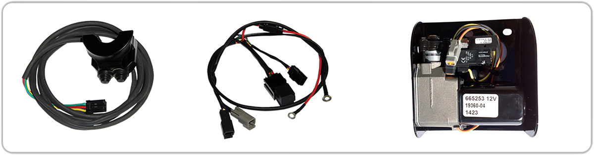 Legend Suspension AIR-A Sportster Adjustable AIR Suspension - Black - Standard