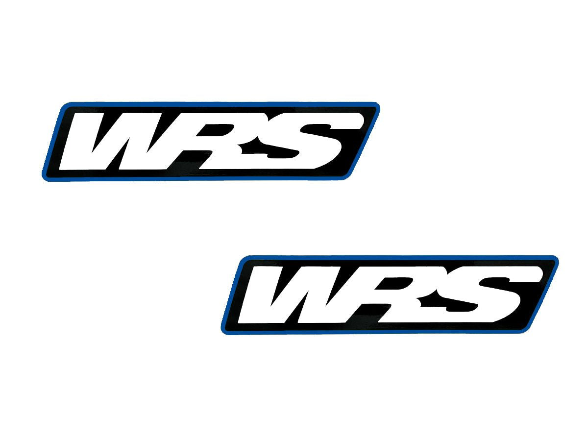 WRS Windscreen Stickers Motogp Team Version Set Of 2 - BLUE / 100mm