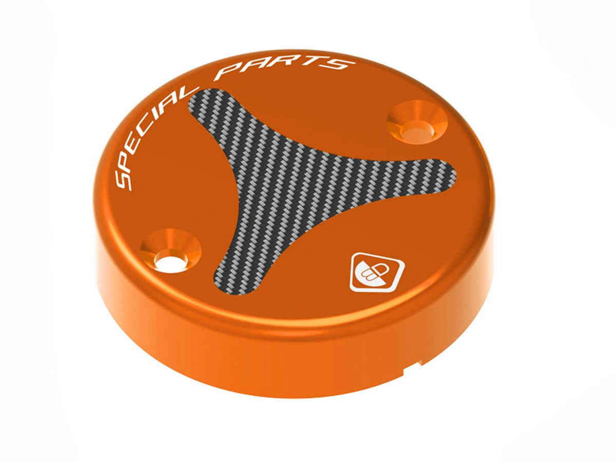 Ducabike DBK TLS09 Brake Fluid Reservoir Cap - Orange