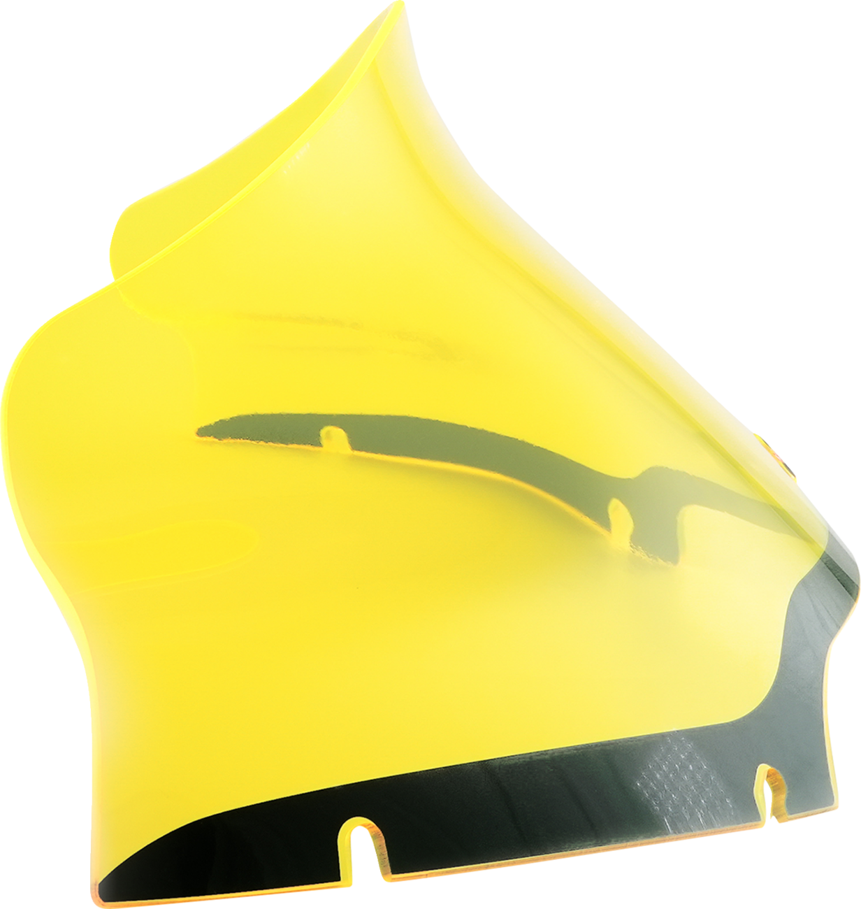 Klock Werks Ice Flare® Windshield - 9" - Yellow Ice - '15-'25 FLTR