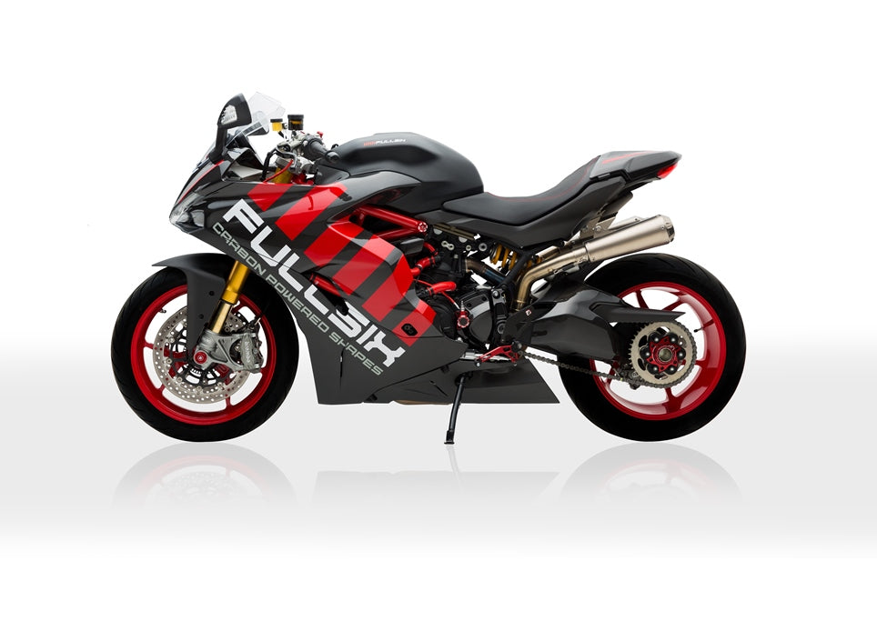 Fullsix Carbon Fairing Side Panel - Upper Left Extension