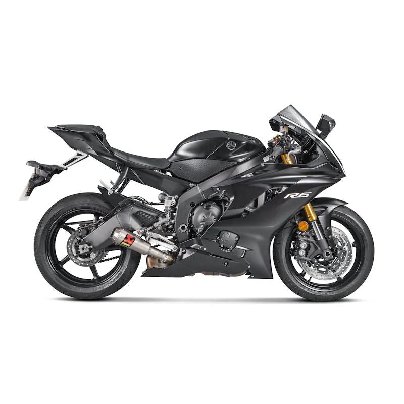 Akrapovic GP Titanium Slip On Exhaust For Yamaha R6 2006 To 2020