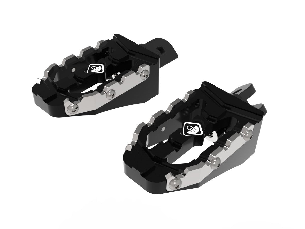 Ducabike DBK Kpdm12 Moto Guzzi Stelvio Enduro Rider Footpeg Kit - BLACK