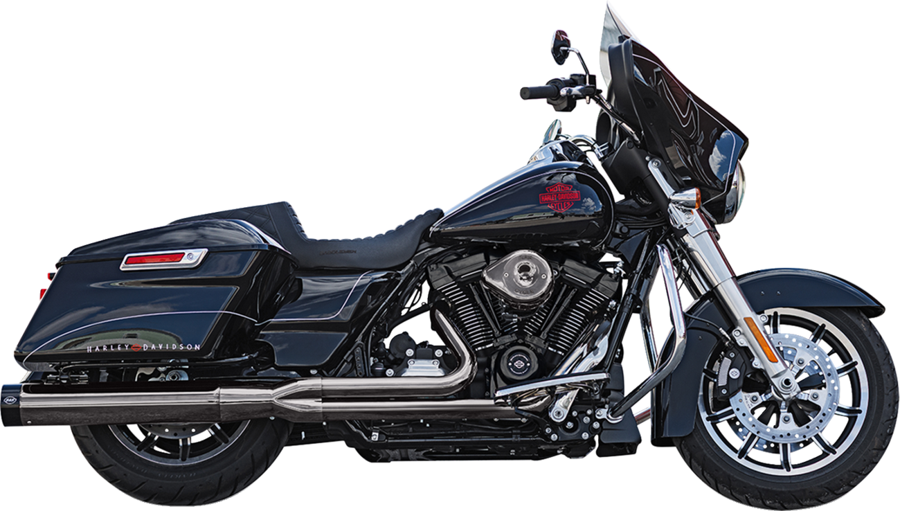 S&S Cycle 2-Into-1 Sidewinder® Exhaust System - Lava Chrome - 50-State - M8