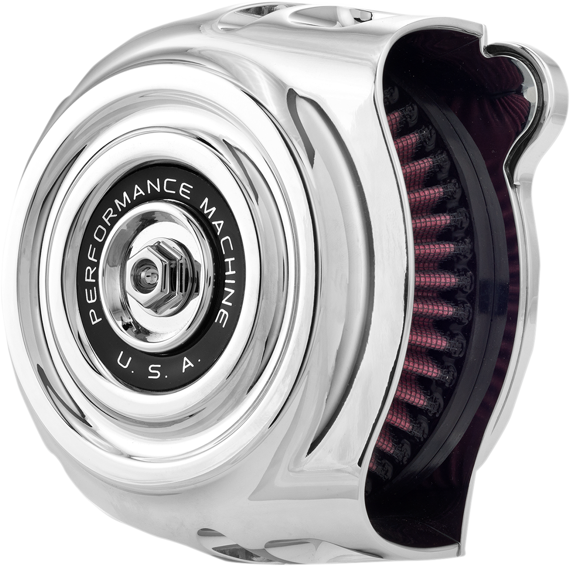 Performance Machine (PM) Vintage Air Cleaner - Chrome