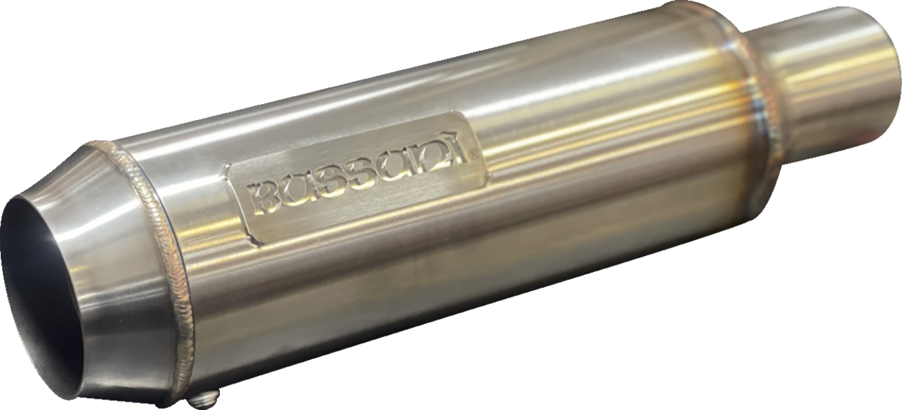 Bassani Xhaust 2-Into-1 Mid-Length Super Bike Exhaust System - Stainless Steel