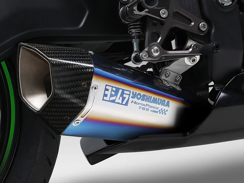 Yoshimura Zx4r 23-26/ZX-25R 21-23 Race Hepta Force Titanium Blue Full Exhaust