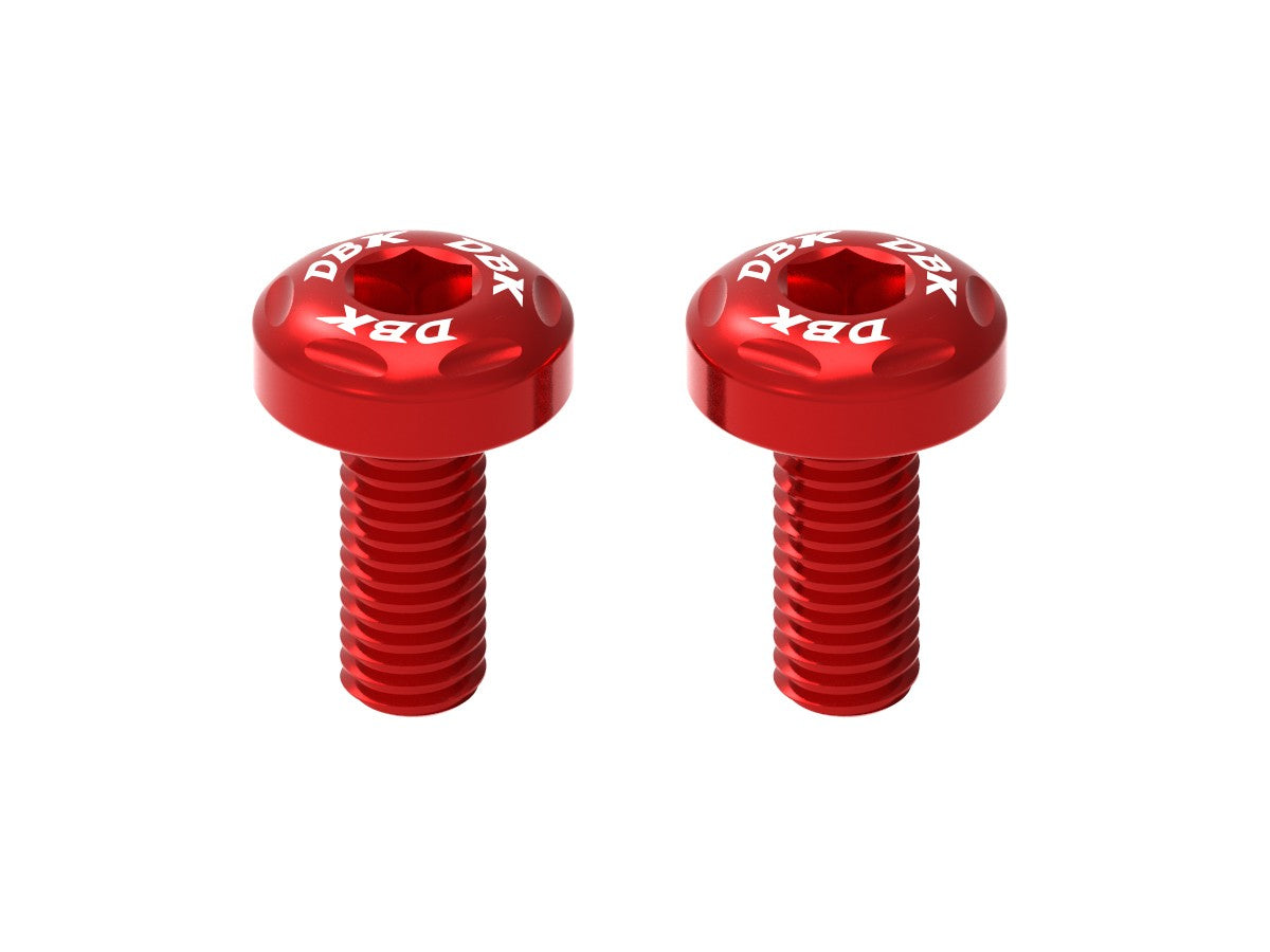 Ducabike DBK KVT44 Diavel V4 Right Heel Guard Screw Kit - RED