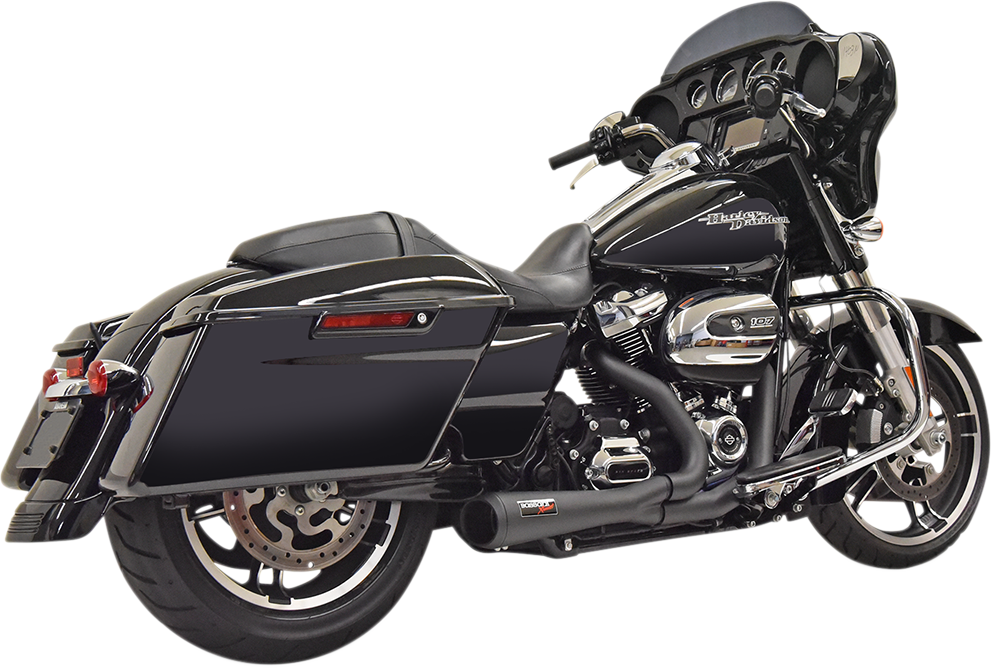 Bassani Xhaust Short 2:1 Exhaust For FL - Black