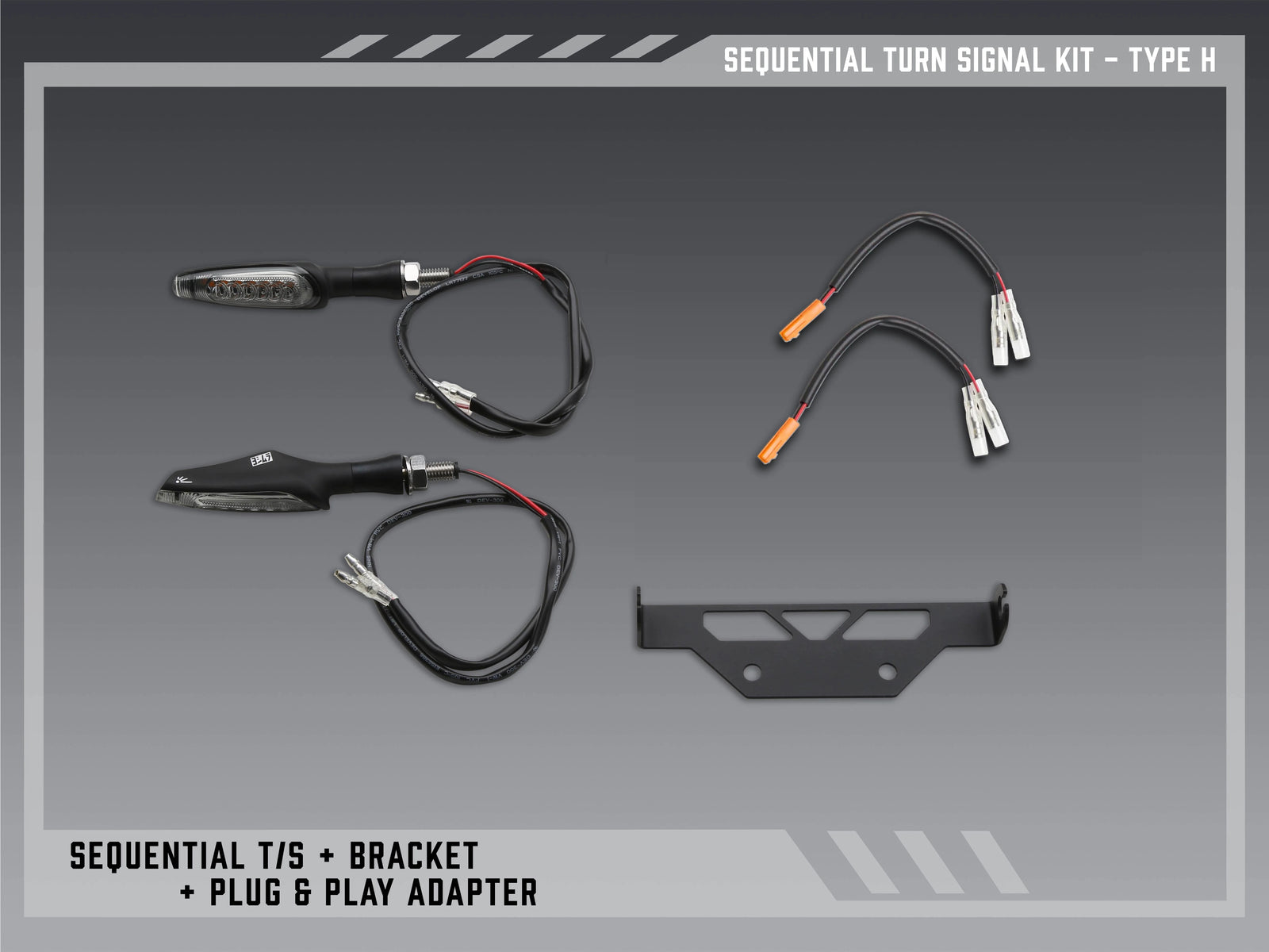 Yoshimura Type H Sequential Signal Kit For V2 Fender Eliminators