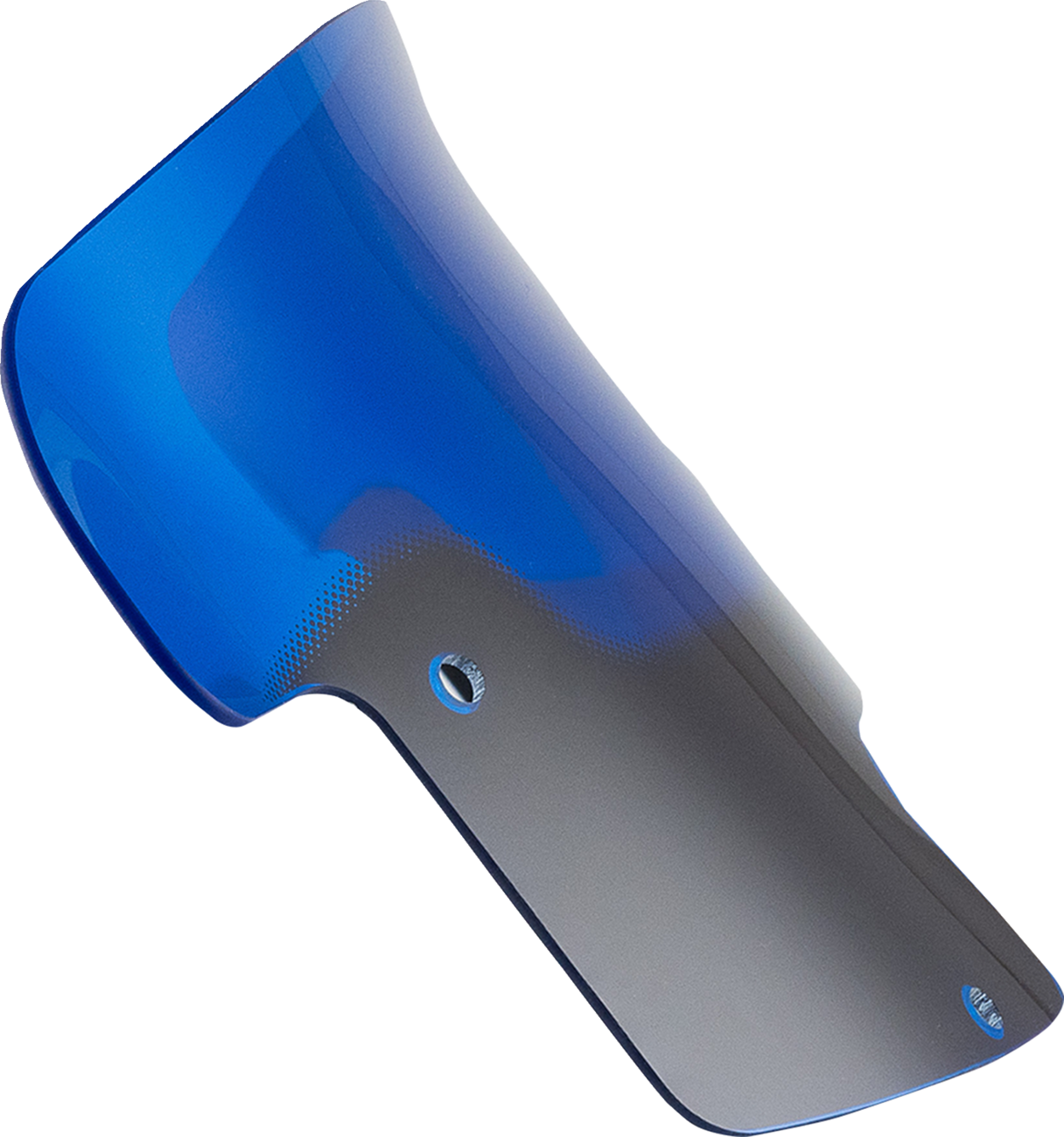 Klock Werks Kolor Flare™ Windshield - 8" - Blue - Indian