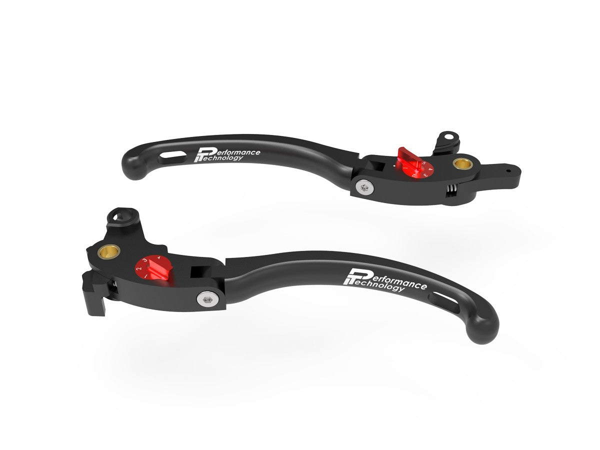 Ducabike DBK LE20 BMW Brake / Clutch Adjustable Levers Eco GP 1 - BLACK-RED