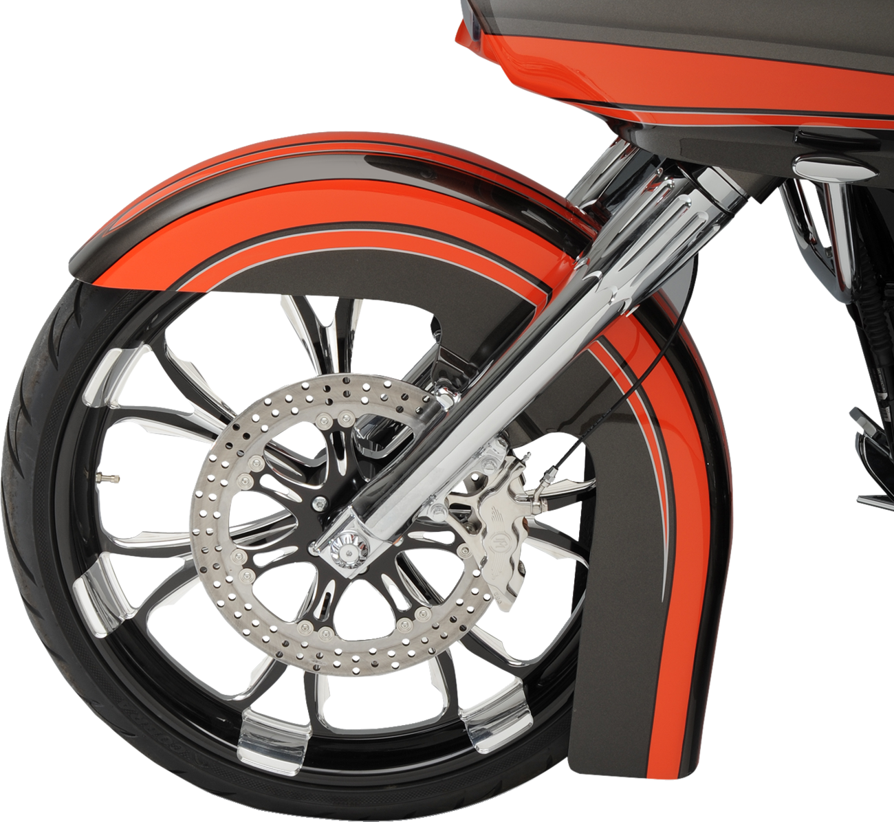 Performance Machine (PM) 6 Piston Caliper - 11.5" - Left - Chrome