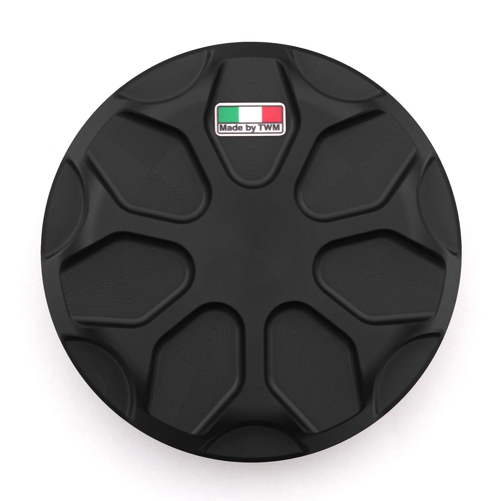 TWM CNC Aluminum Gas Cap / Fuel Cap with Black Center Cap for Ducati Motorcycles