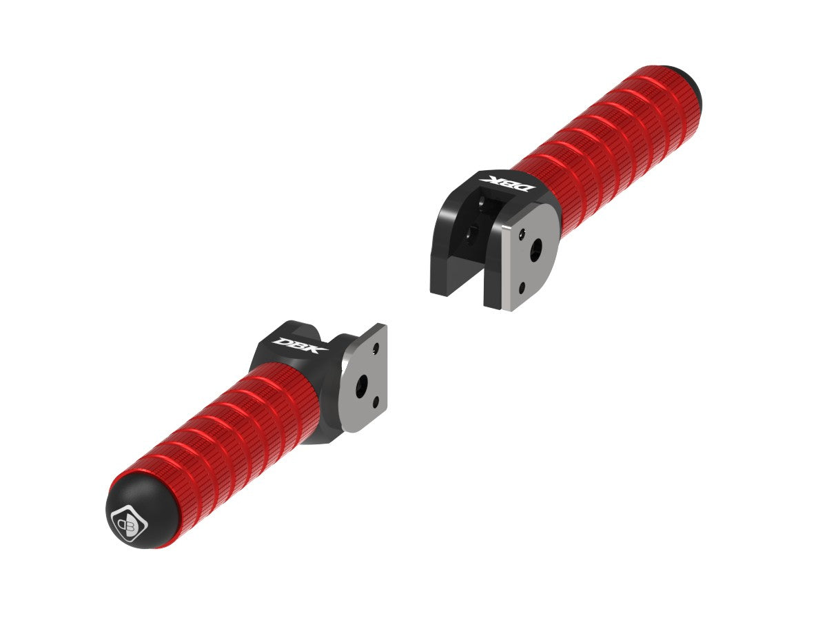 Ducabike DBK PPDVP10 HM 698 Sport Passenger Footpegs - RED