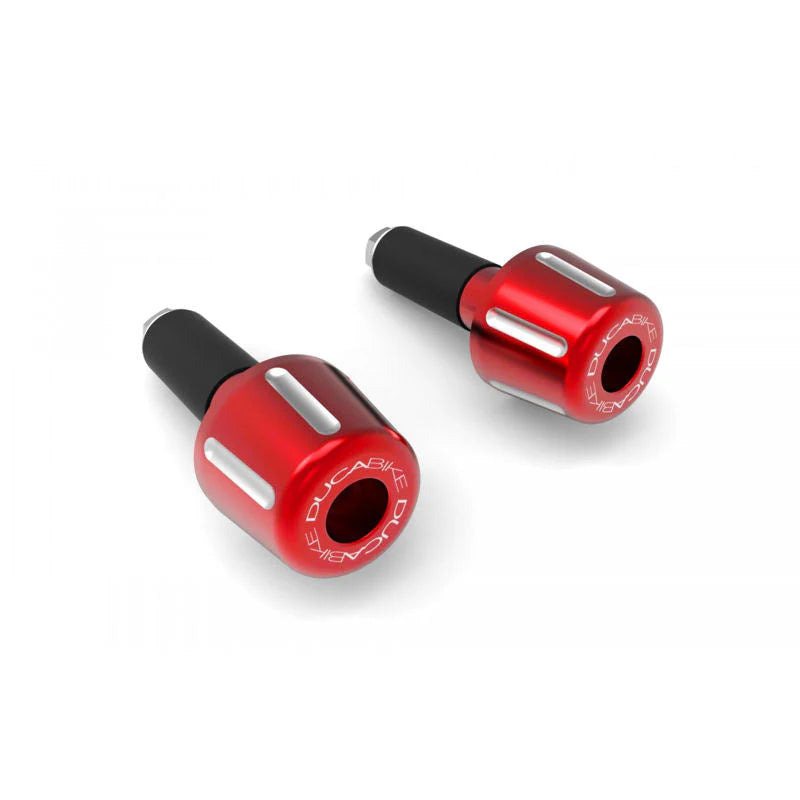 Ducabike DBK CM07 Weighted CNC Bar Ends For Ducati Panigale V2 - Red