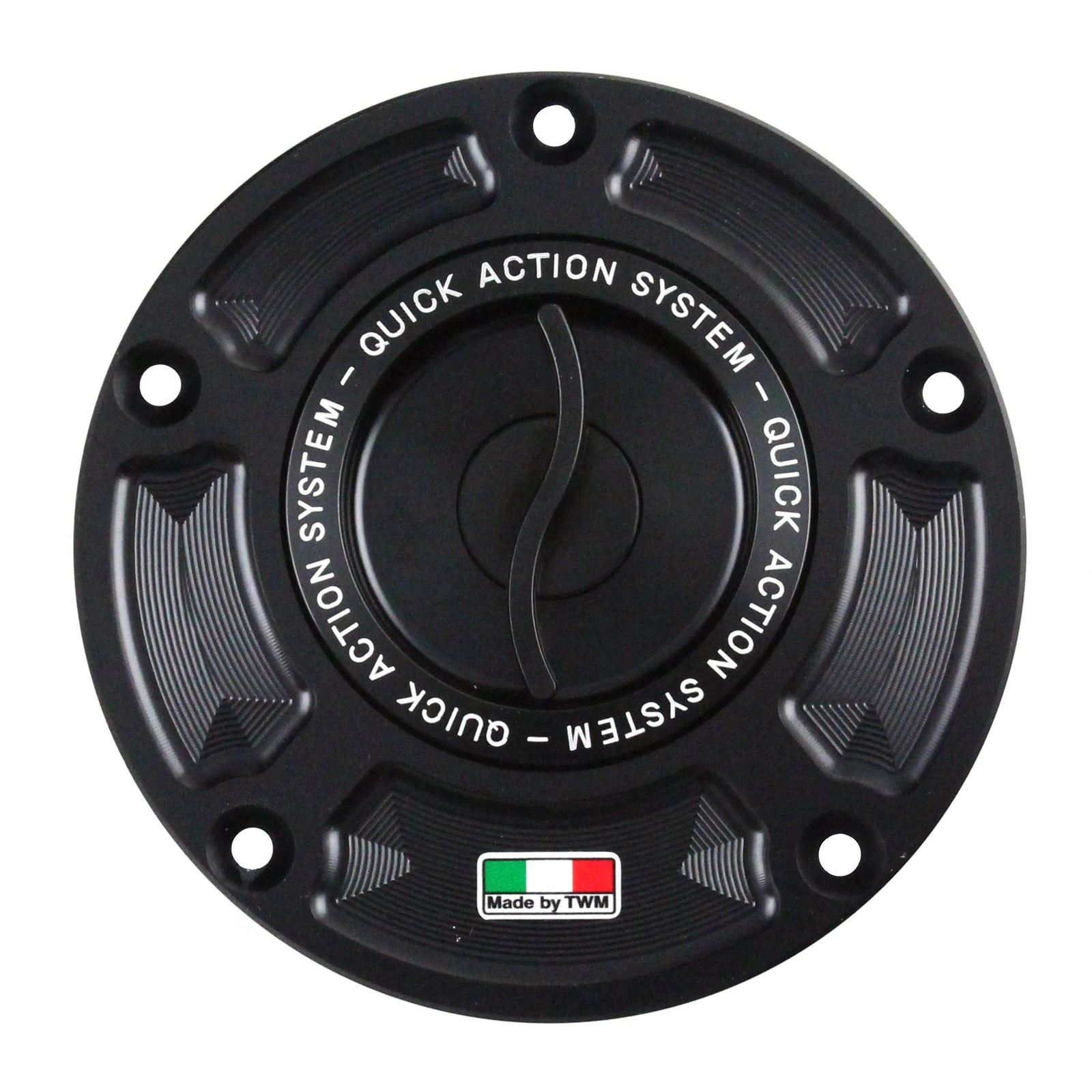 TWM Quick Action CNC Aluminum Gas Cap For CBR 1000 RR-R SP - Black