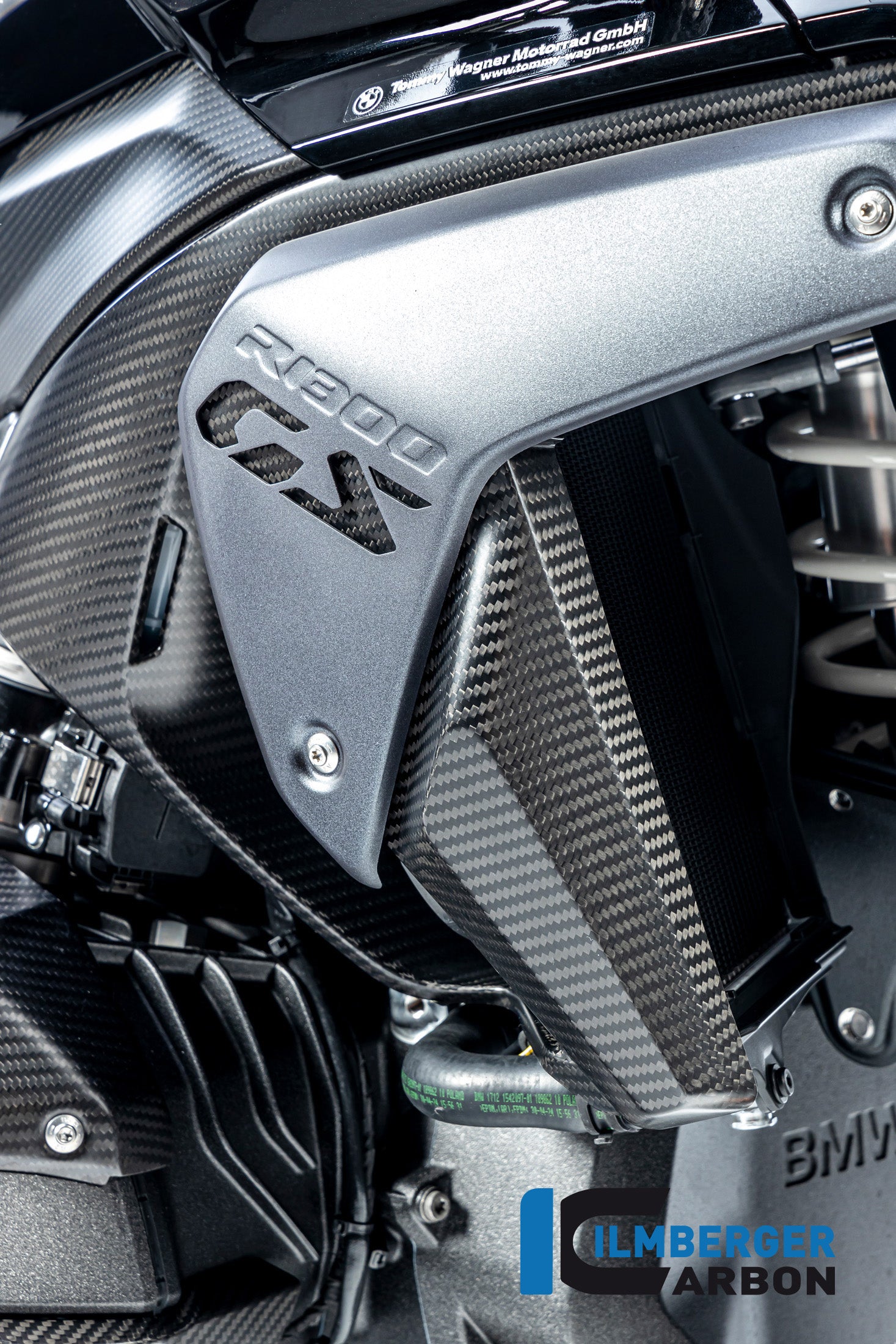 Ilmberger Carbon Air Vent Cover Right BMW R 1300 GS - Matte / Twill