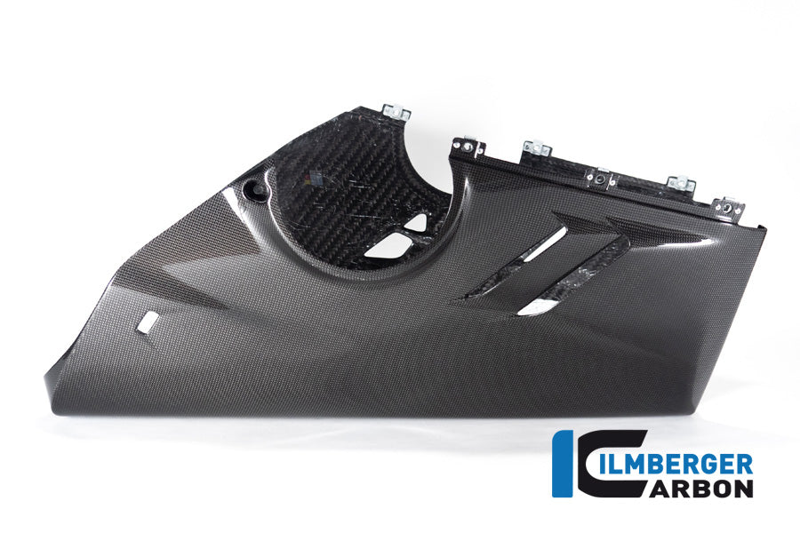 Ilmberger Carbon Belly Pan For High Exhaust Ducati Panigale V4 S 2022 Racing - Gloss