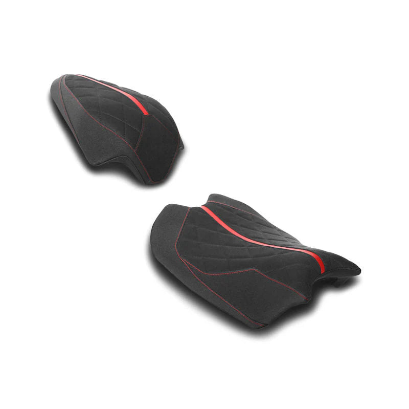 Luimoto GP Diamond Seat Cover For Ducati Panigale V4 V4S 2022-2023 - Rider+Passenger