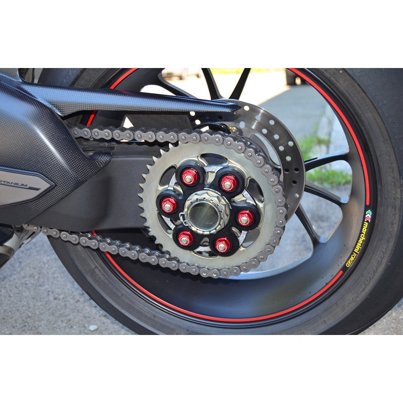 Ducabike DBK Bicolor Sprocket Carrier for Ducati Panigale V4 V4S V4R Speciale
