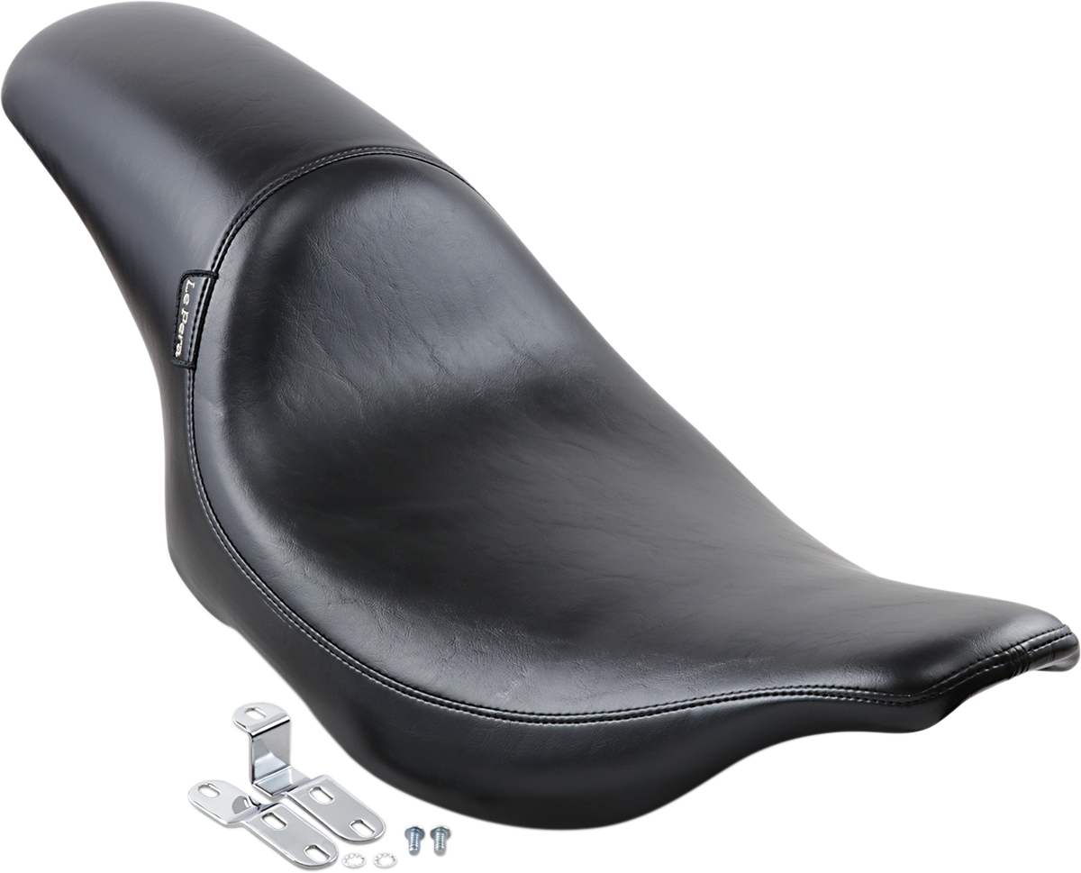 Le Pera Silhouette Full-Length Seat - Smooth - Black - FLT '91-'96