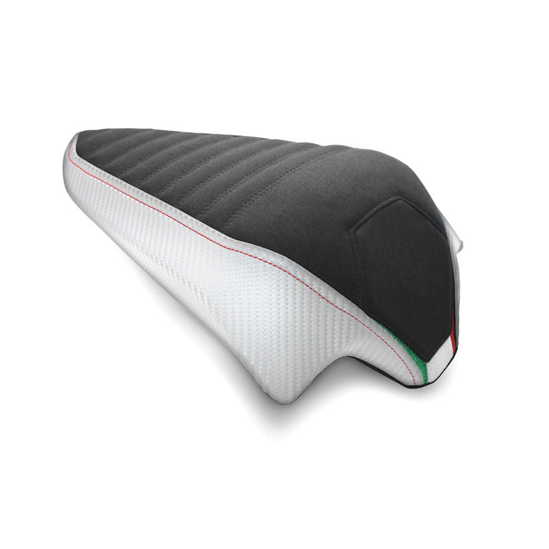 Luimoto Corsa White Seat Cover For Ducati Panigale V2