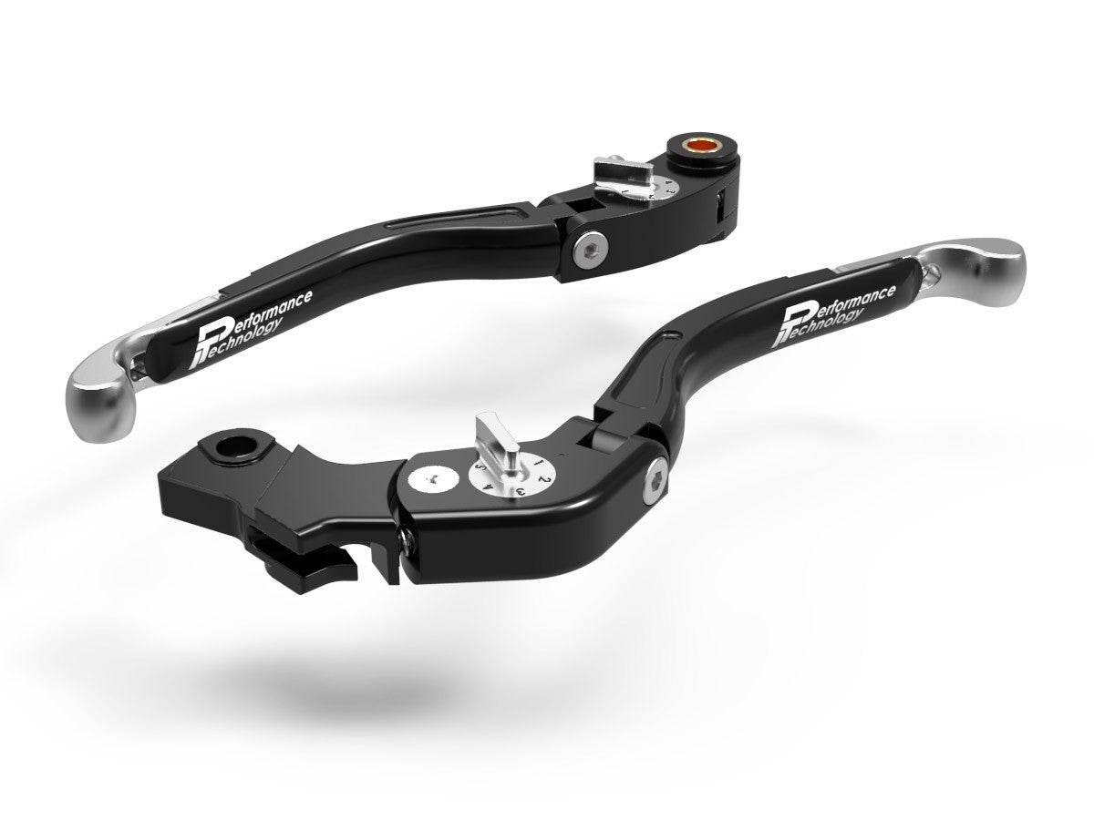 Ducabike DBK LEA09 Brake / Clutch Adjustable Levers Eco GP 2 - BLACK-GREY