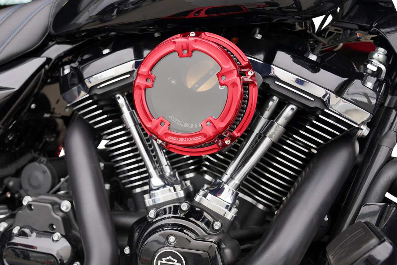 Arlen NESS Method™ Clear Series Air Cleaner - Red