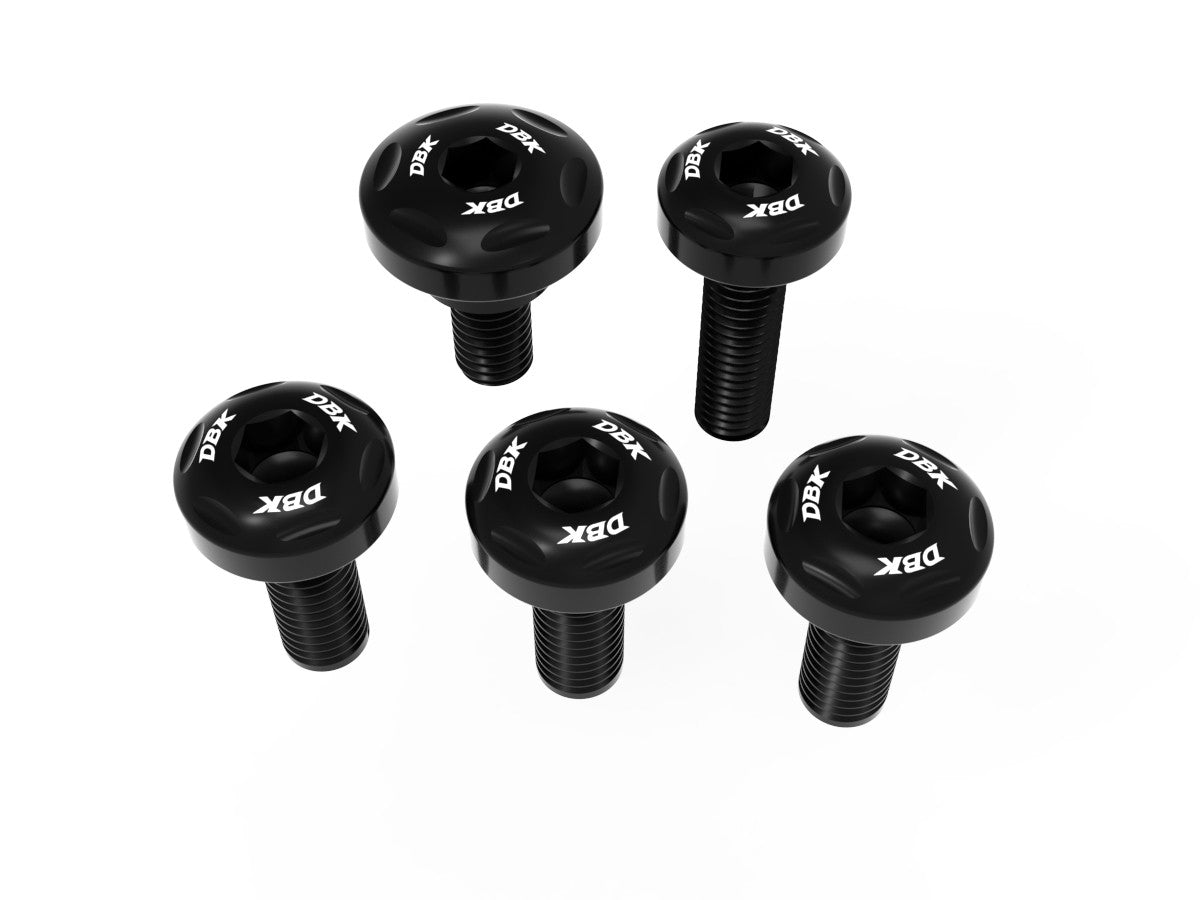 Ducabike DBK KVT99 Panigale V4 MY 2025 Low Left Side Tank Panel Screws Kit - Black