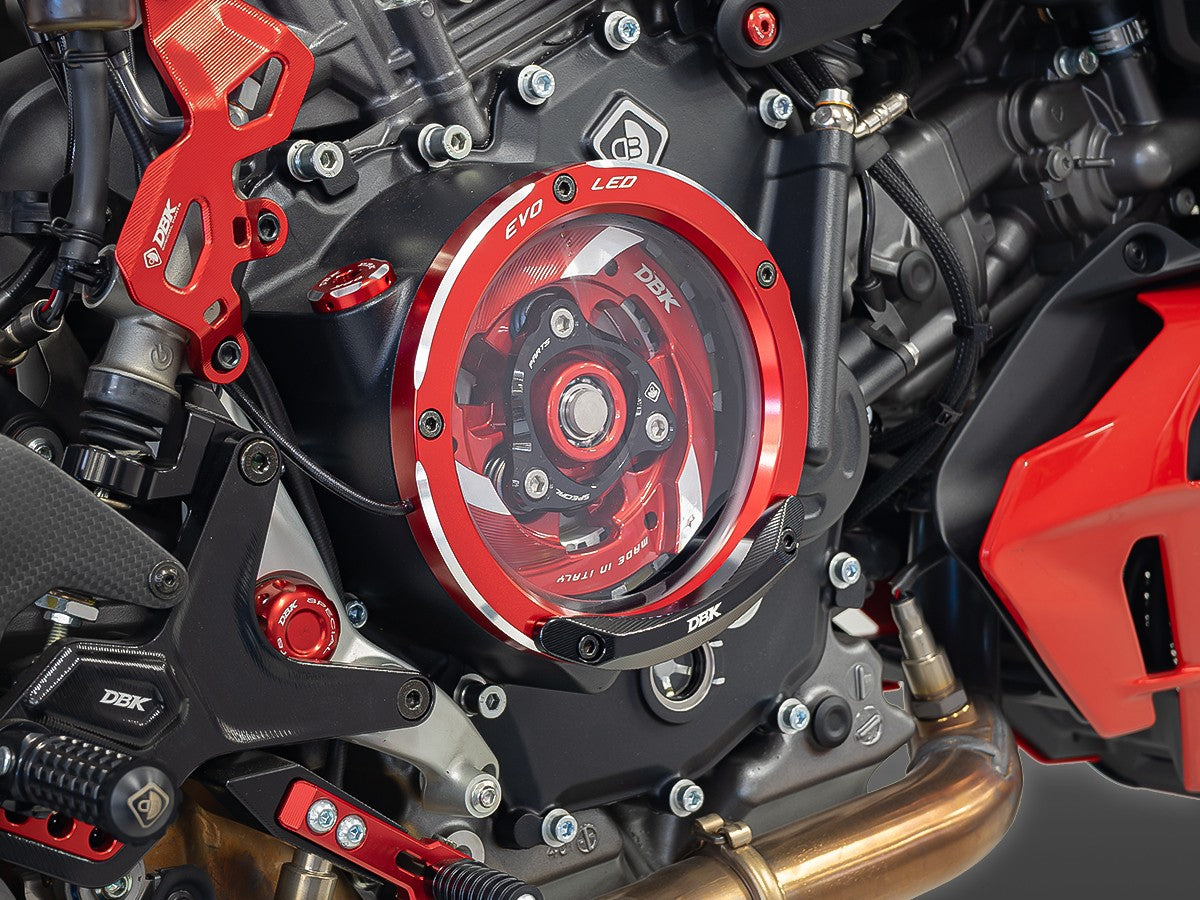Ducabike DBK Clear Clutch Cover Protection Slider Ducati V2