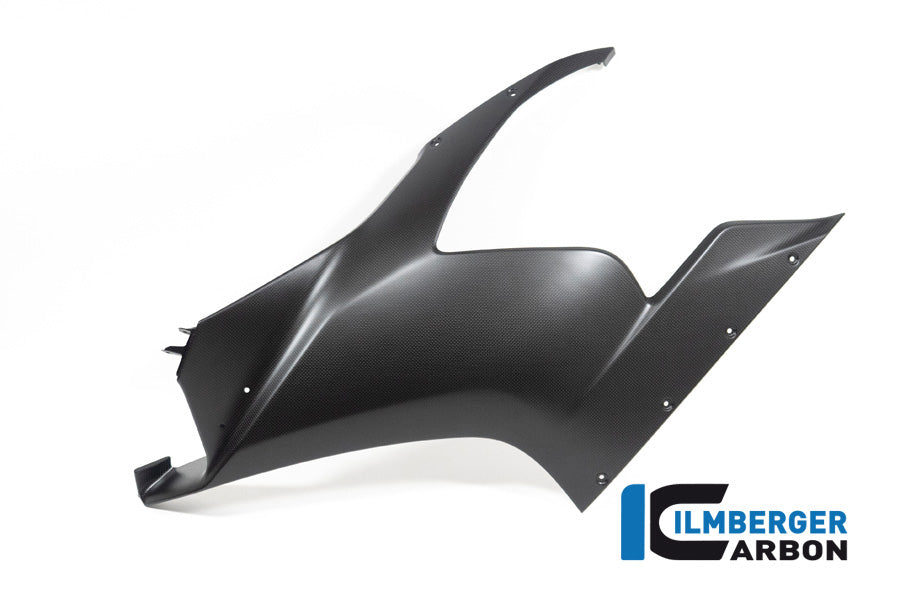 Ilmberger Carbon Fairing Side Panel Left Side Prepared For Winglet Ducati Panigale V2 - Matte