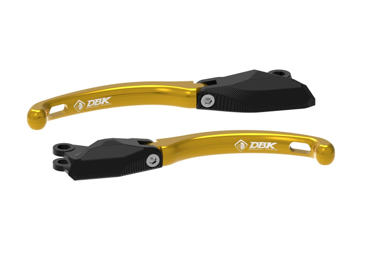 Ducabike DBK LE24 BMW R1300GS Folding Brake / Clutch Levers - GOLD