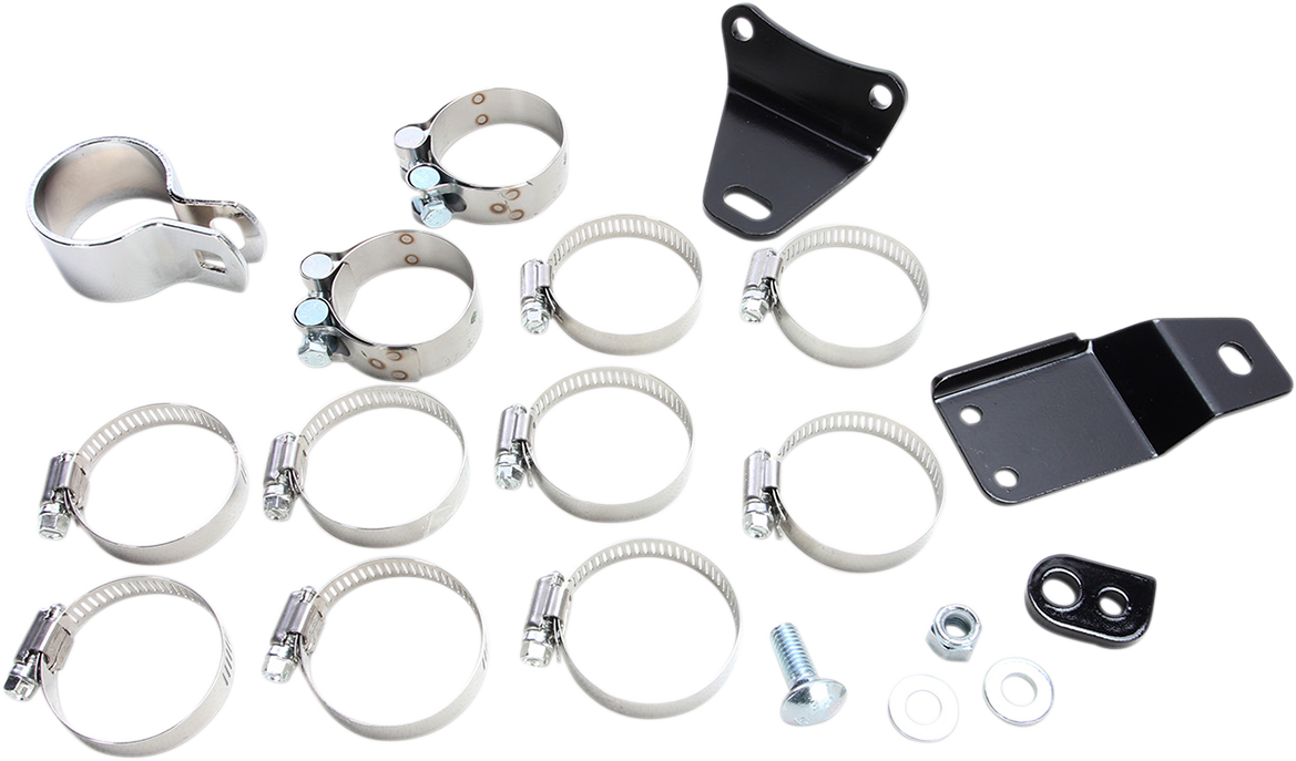 Cobra Powerport Dual Headpipes With Dual Bungs - Black
