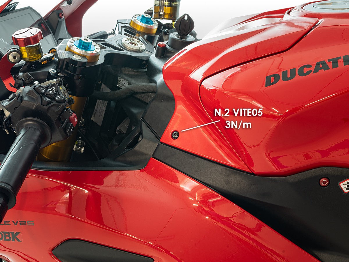 Ducabike DBK KVT107 PANIGALE/SF V2 MY25 Tank Cover Screws Kit