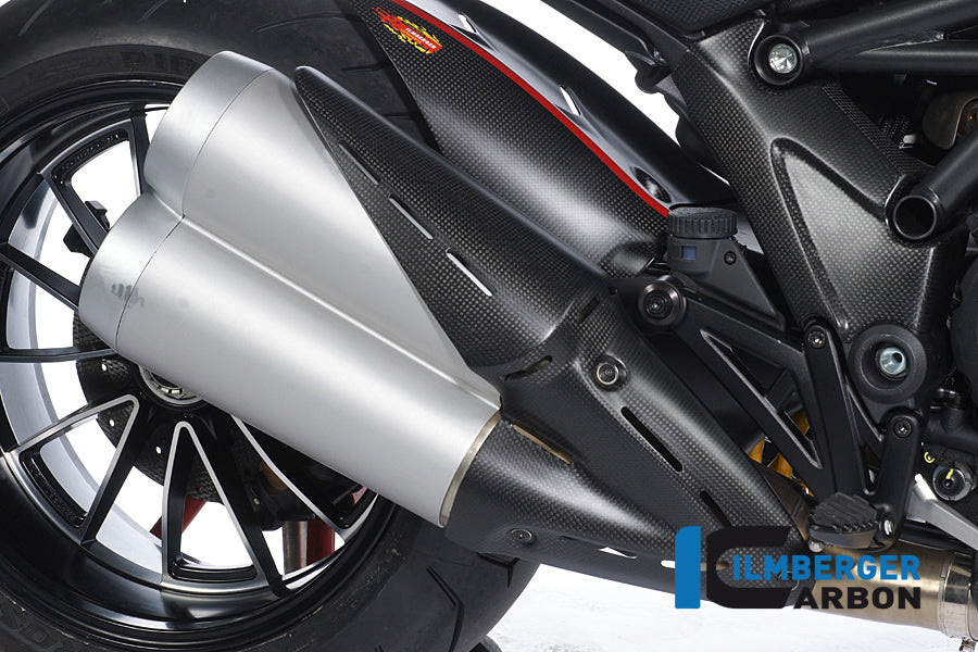 Ilmberger Carbon Exhaust Heat Shield On Silencer Carbon