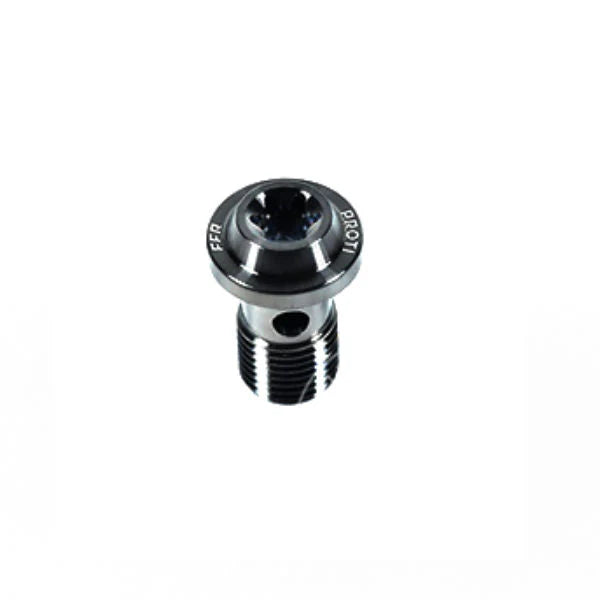 Proti Titanium Single Banjo Bolt For Brembo Master Cylinders M10x1 - Black