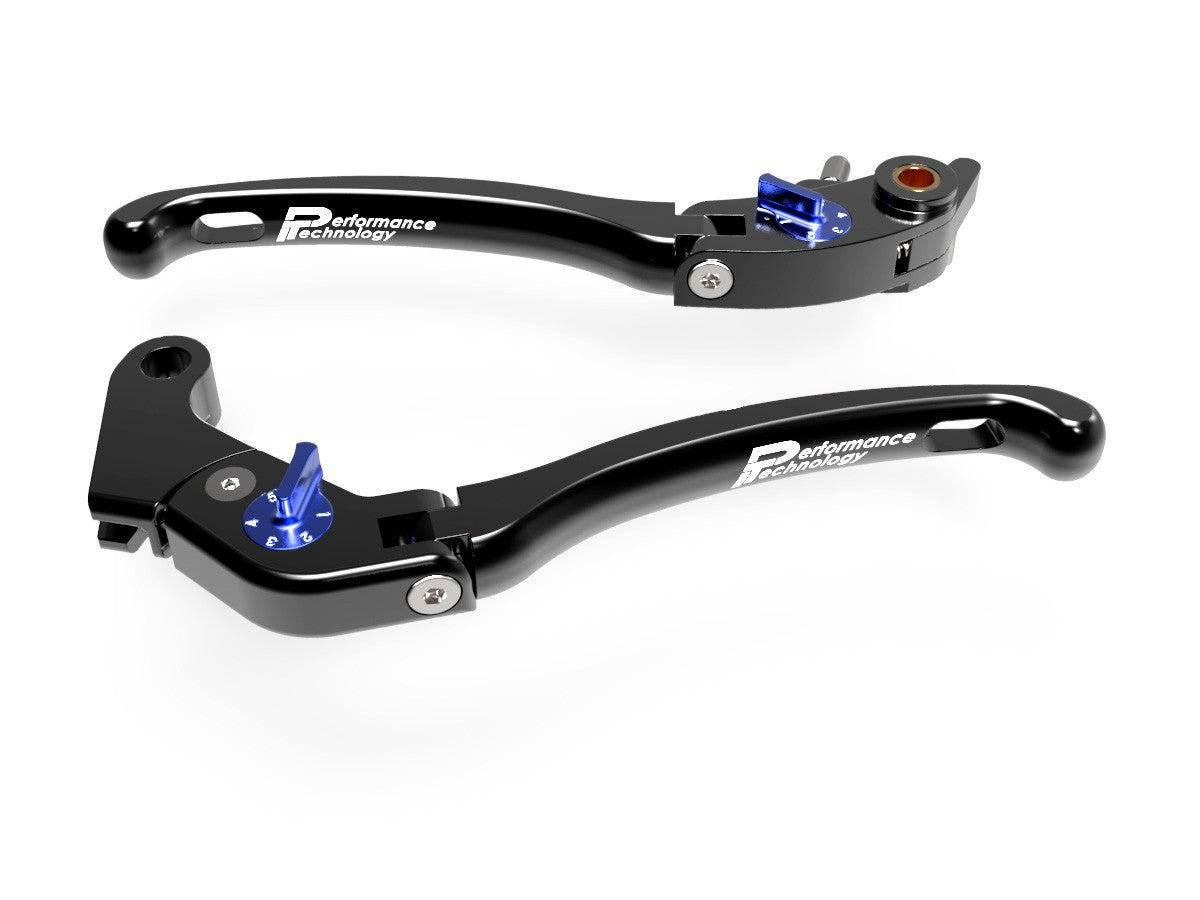 Ducabike DBK LE06 Brake / Clutch Adjustable Levers Eco GP 1 - BLACK-BLUE