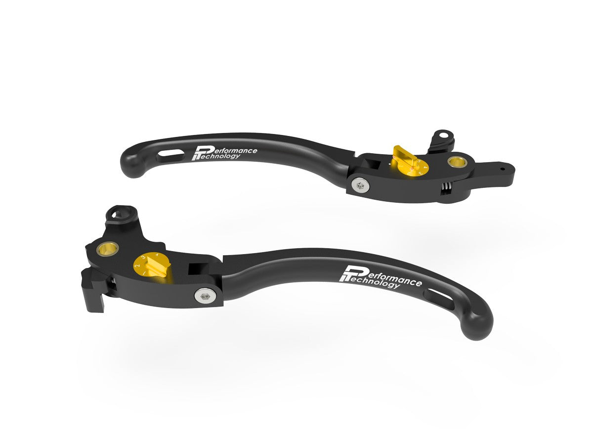 Ducabike DBK LE20 BMW Brake / Clutch Adjustable Levers Eco GP 1 - BLACK-GOLD