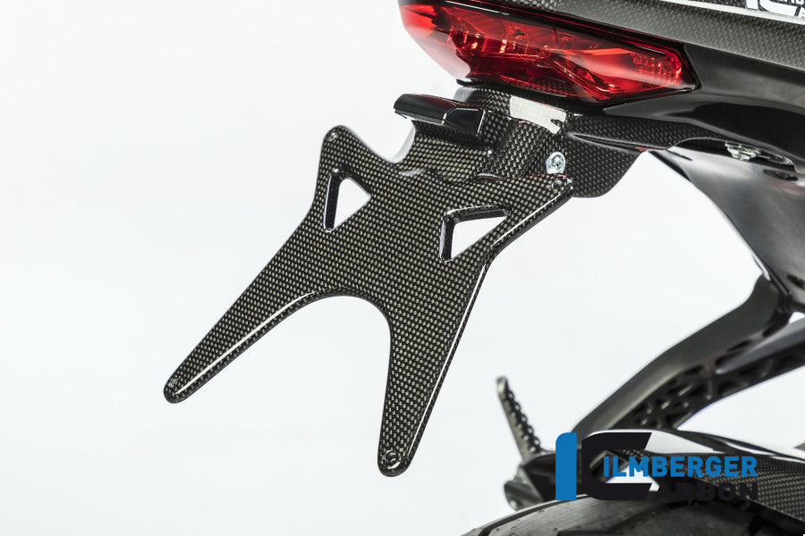 Ilmberger Carbon License Plate Holder Short Ducati Supersport 939 - Gloss