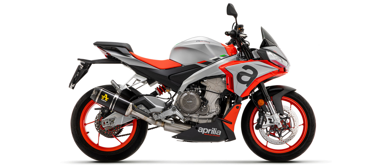 Full System With Indy Race Aluminium Dark" Slip On"