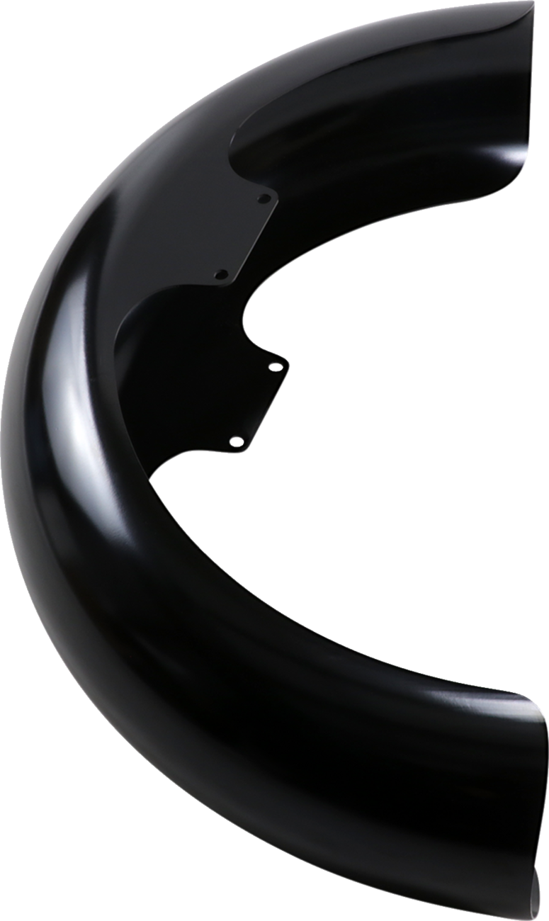 Klock Werks Wrapper Front Fender - Black - 16"-19" - HD Softail