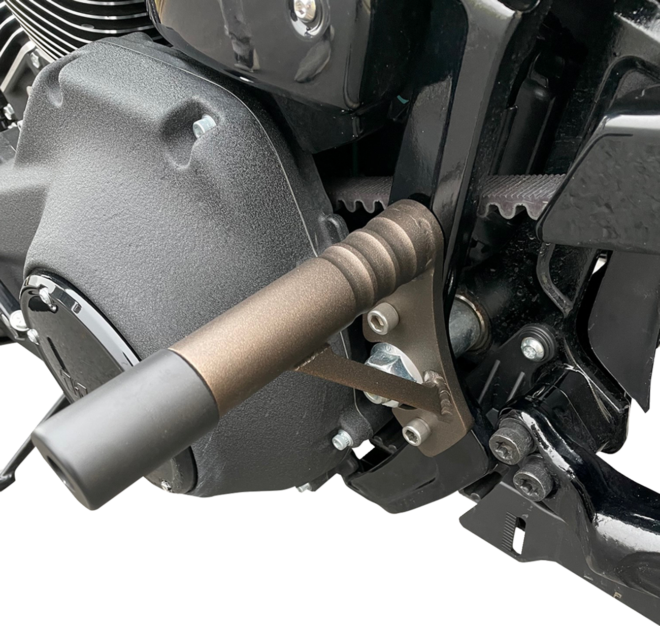 Kodlin USA Frame Guards - Rear - Bronze - Softail