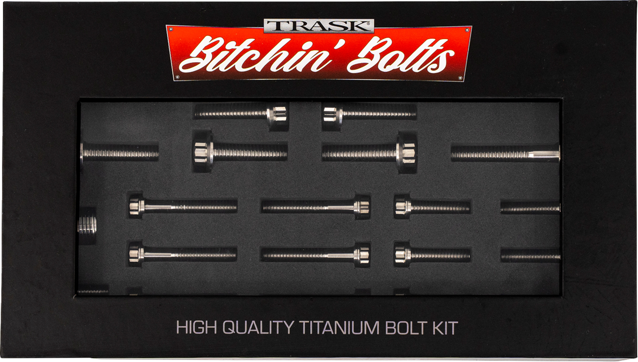 Trask Bitchin' Bolts Hardware Kit - Titanium - M8 - Transmission